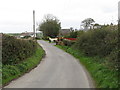 The Grangecam Road at the eastern outskirts of Ballynoe