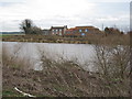 View across the Trent to Ravensfleet Farm