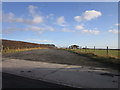 A farm track leading to Burton Fleming Grange