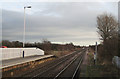 Looking east from Hensall Station