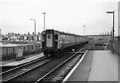 Weymouth Train Leaving Poole, 1981