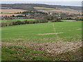 Looking down a path up Slough Hill