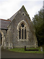 Eastern corner of Locksbrook Cemetery chapel