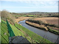 The view over the River Gwendraeth from Kidwelly Castle