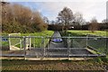 The weir and storm tunnel which serve as flood relief for Coney Gut