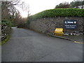 Entrance driveway to Conwy Youth Hostel