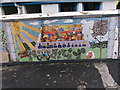 Mosaic in Playground Glandwr School