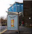 A Glasgow bus shelter