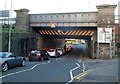 High Street railway and station bridge, Pontypridd