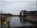 Looking back along the Lea towards Stratford #2