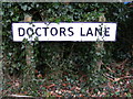 Doctors Lane sign