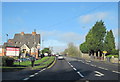 Hopwood: the A441 crossing the Worcester & Birmingham Canal