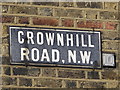 Sign for Crownhill Road, NW10