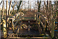 A bridge over Coney Gut near the Homebase store