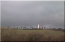SN1710 : Wind Turbine, Crunwere House, Llanteg by welshbabe