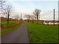 Farm track at Craichlaw Mains