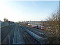 Metro/railway west of Dean Lane Station, Newton Heath