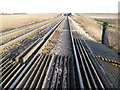 TQ5469 : Railway line between Swanley and Farningham Road by Marathon
