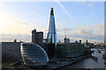 City Hall and the Shard from Tower Bridge