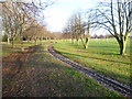 Model railway track in Swanley Park