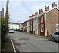 Houses at the top end of Alma Street, Machen