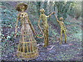 A Family of Willow Statues