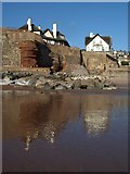 SY1286 : Cliff and cottages ornés, Sidmouth by Derek Harper