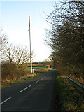 TF8109 : Mobile phone mast beside West Acre Road, Swaffham by Evelyn Simak