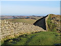 NY7367 : Hadrian's Wall at Turret 40a by Mike Quinn