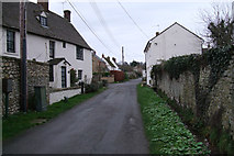 SU1491 : Cottages in Front Lane, Broad Blunsdon by Vieve Forward