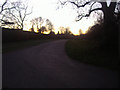 Ranmore Common Road by Denbies vineyard entrance