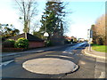 Mini-roundabout at the SE boundary of Stonehouse