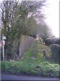 TM2980 : Footpath to the B1123 The Street by Geographer