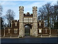TF7125 : Gate house, Hillington Hall, King's Lynn by Richard Humphrey