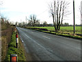 B1117 road through Ashfield Green