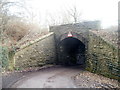 Northern side of a former railway bridge, Machen