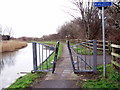 Towpath barrier on the Leeds Liverpool Canal