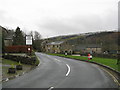 Buckden, Yorkshire.  View south along the B6160