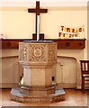 St John the Divine, High Path, Merton - Font