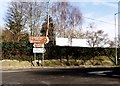 Direction signs, Upper Beeding