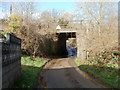 Southern side of a former railway bridge, Trethomas