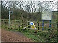 Footpath junction on the Trans Pennine Trail