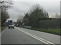 Chelford Road near the nursery