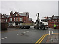 Closing Ash Road off at Headingley Mount