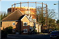 Houses at the end of Tylehurst Drive, Redhill, Surrey