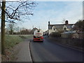 Tanker passing through Selborne on the B3006