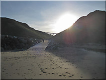 NZ8812 : Upgang Beach by Pauline E