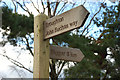 Footpath sign, Broughton