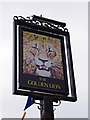 The Golden Lion (2) - sign, Austin Road, Charford, Bromsgrove