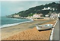 The beach at Ventnor in 1988